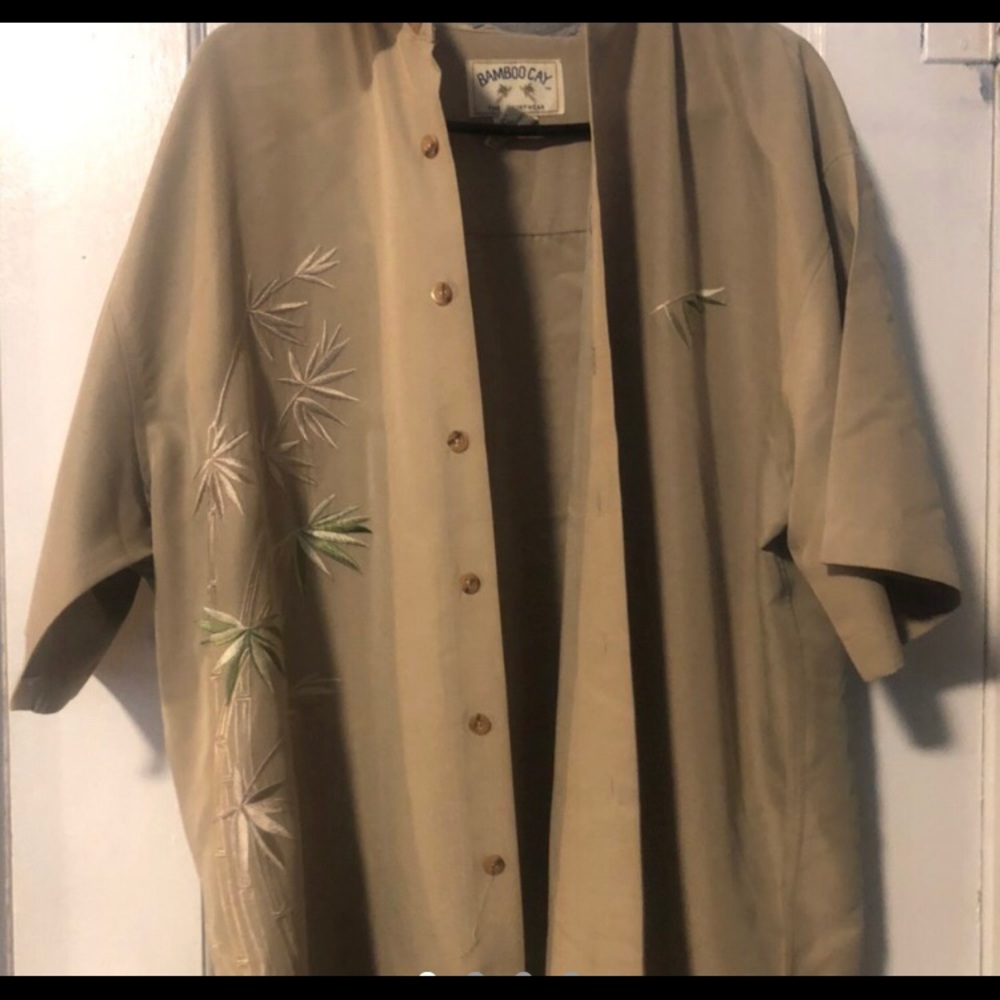 Bamboo Cay Leaf Hawaiian Shirt